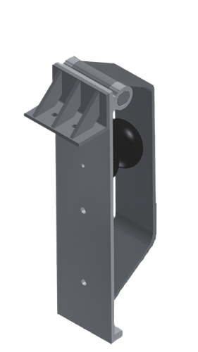 Zderzak stalowy sprężynowy 600 mm